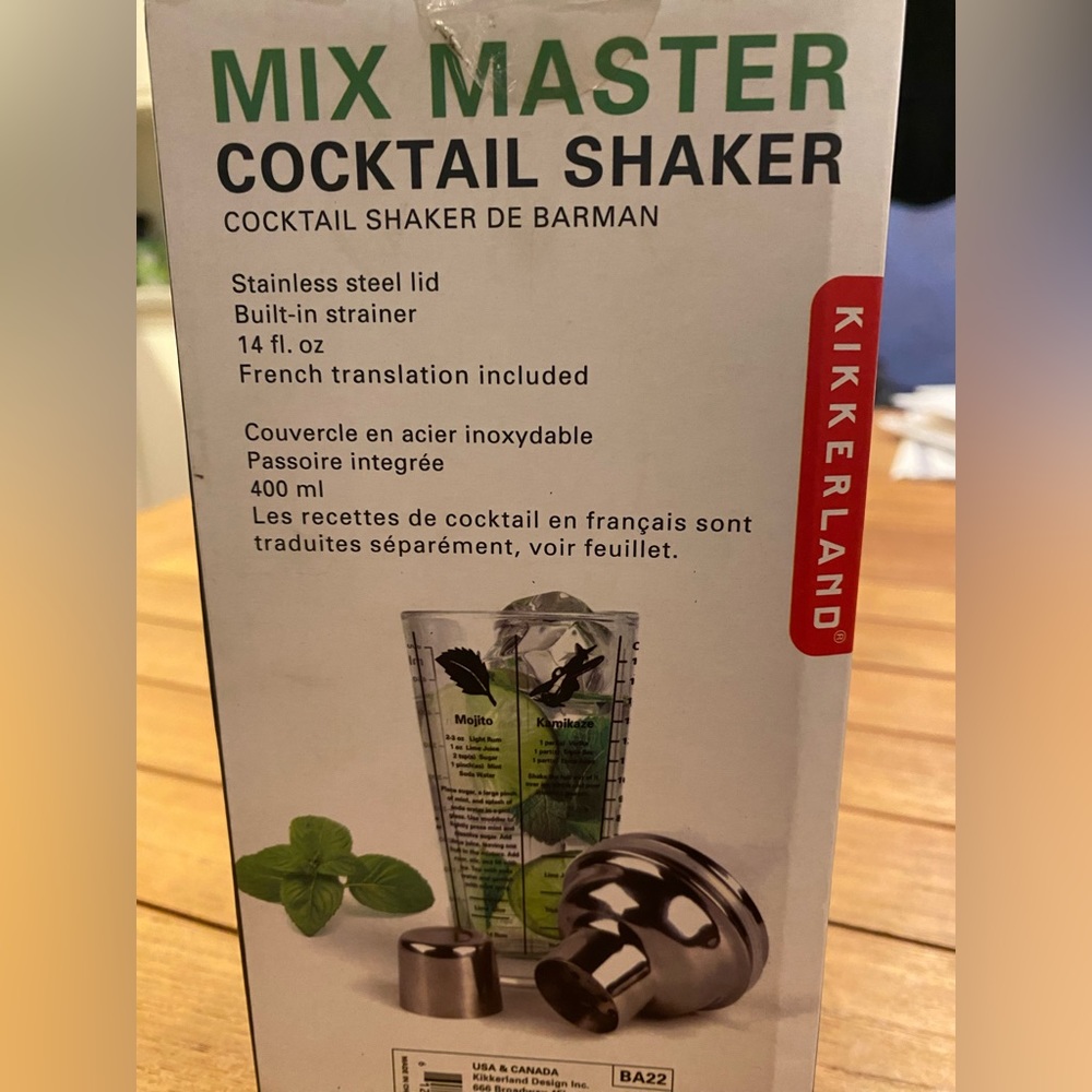 NEW Mix Master Cocktail Shaker - Picture 4 of 14